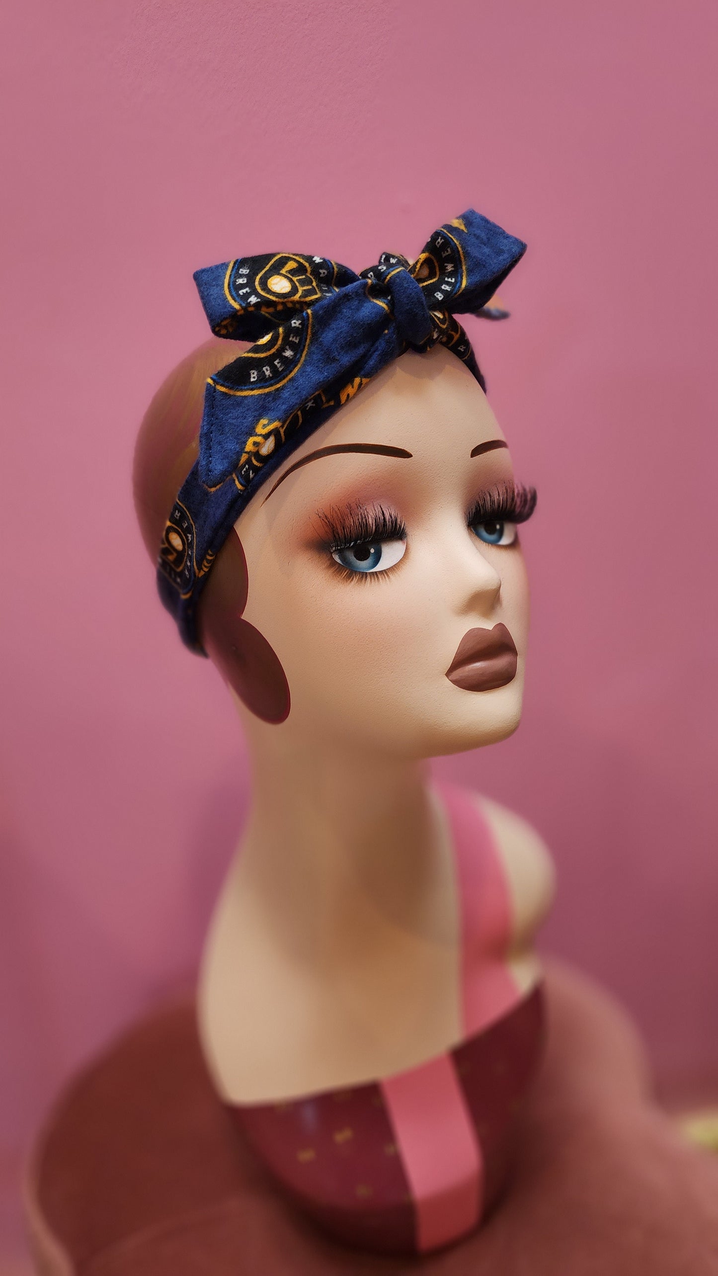 Milwaukee Brewers Baseball Hair Tie by Hollyville