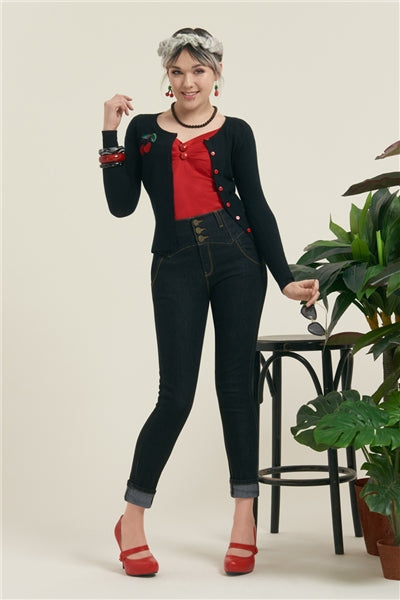Rebel Kate Denim Jeans Plain by Collectif Mainline
