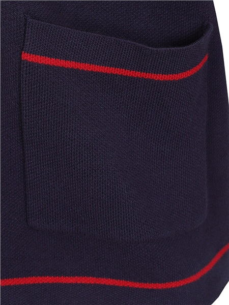 Adrian College Cardigan by Collectif Menswear