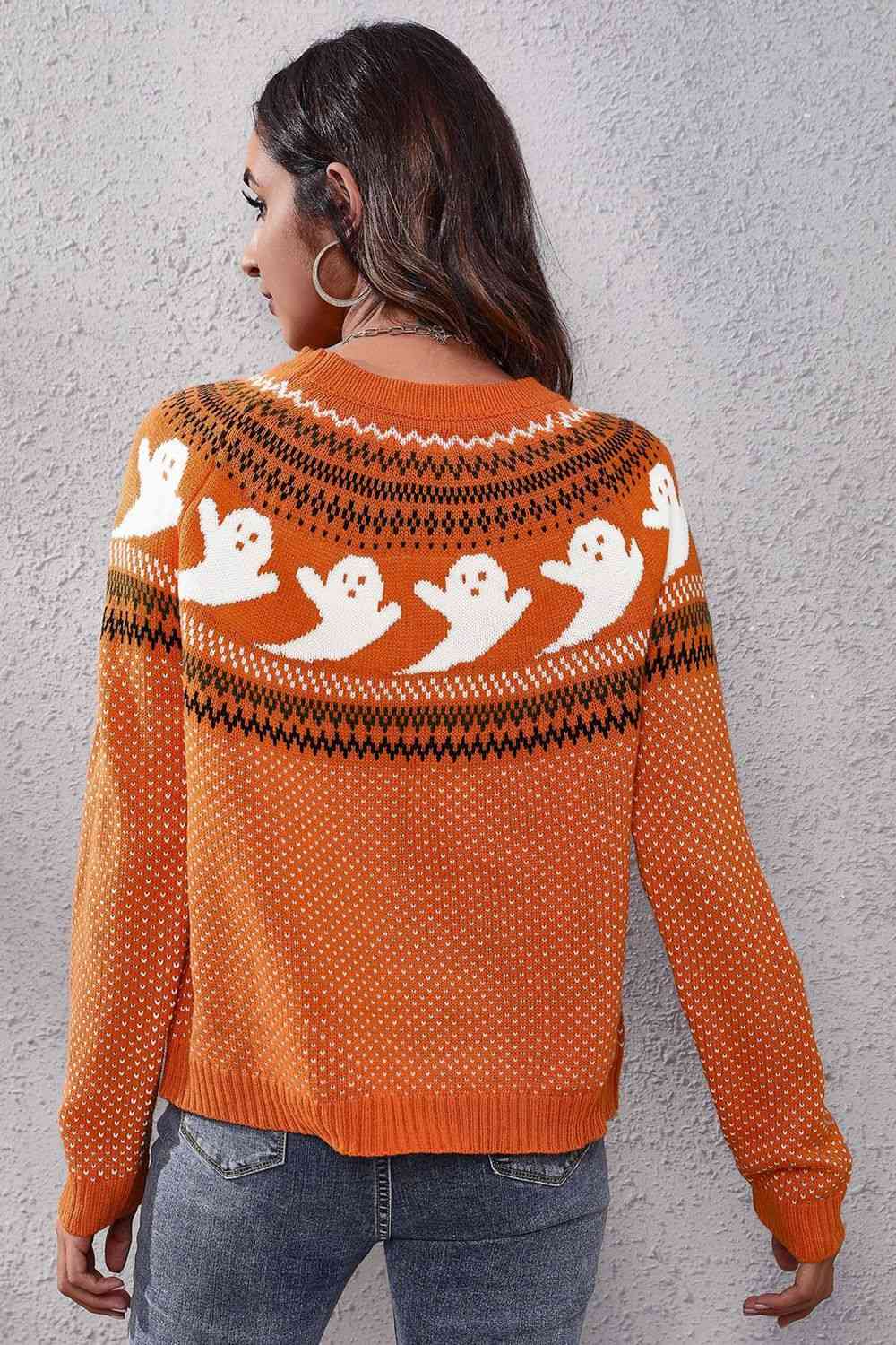 Halloween Ghost Sweater