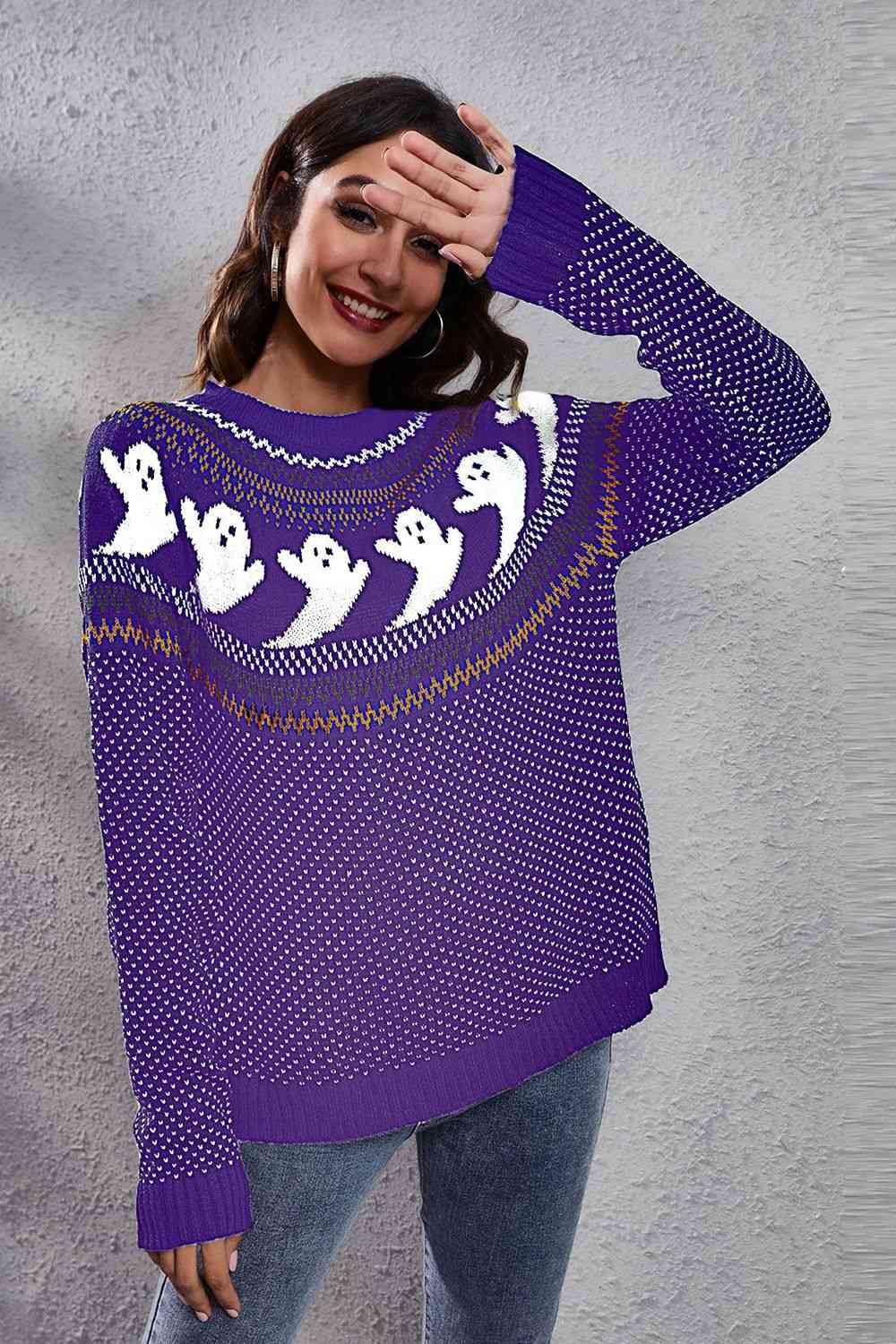 Halloween Ghost Sweater