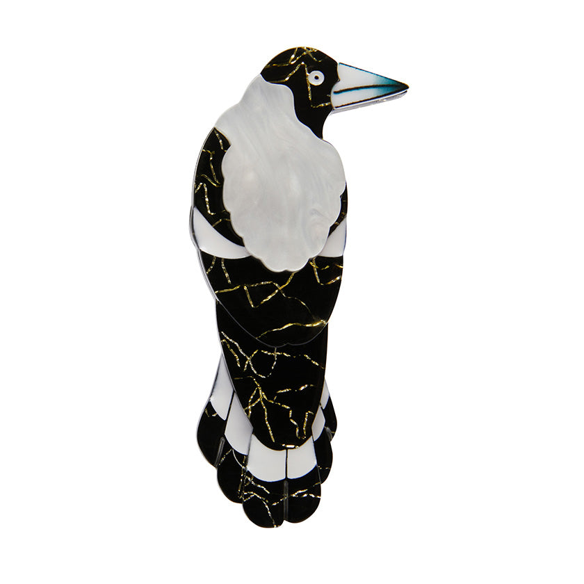 Marjorie Magpie Brooch by Erstwilder