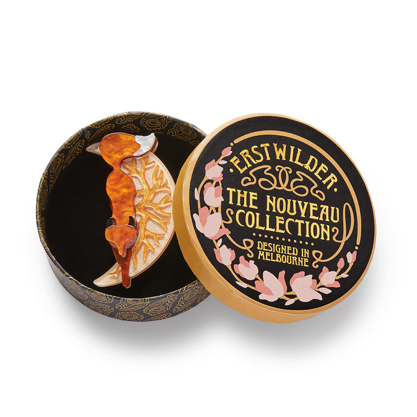 The Prowling Fox Brooch by Erstwilder