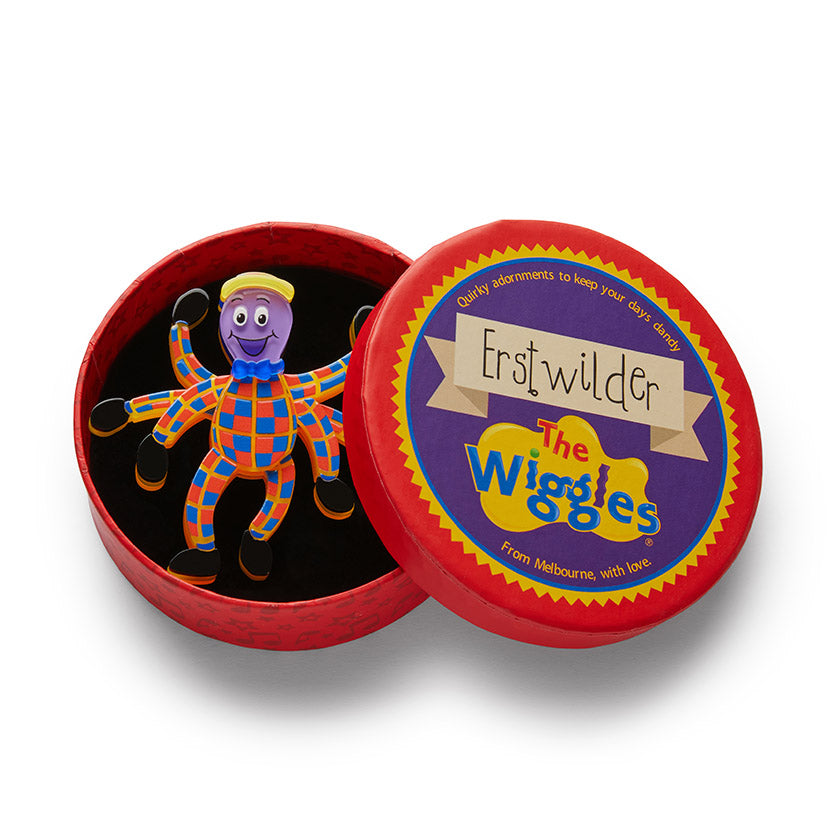 Henry the Octopus Brooch by Erstwilder x The Wiggles