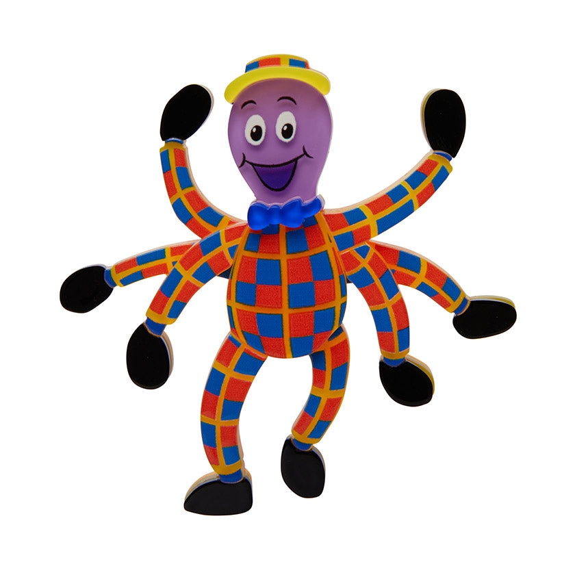 Henry the Octopus Brooch by Erstwilder x The Wiggles