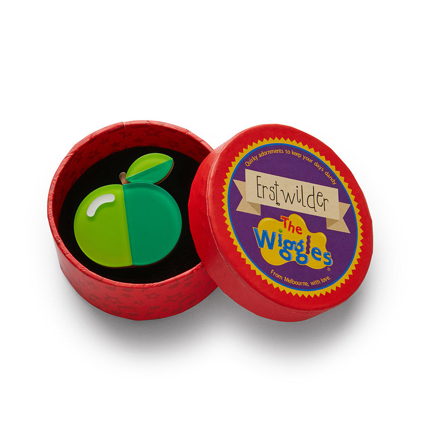 Fruit Salad Apple Brooch by Erstwilder x The Wiggles