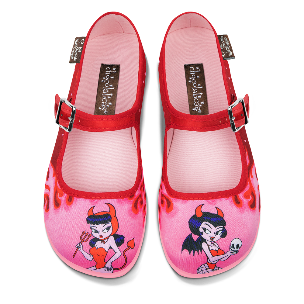 Hot Chocolaticas® Devil 2 Women's Mary Jane Flat Shoes