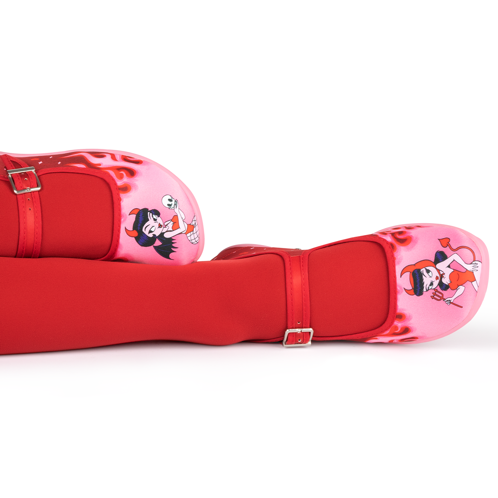 Hot Chocolaticas® Devil 2 Women's Mary Jane Flat Shoes