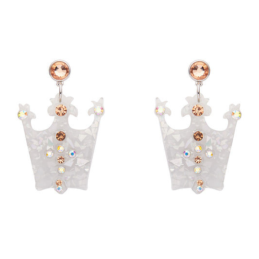The Wizard of Oz Good Witch's Crown Earrings by Erstwilder
