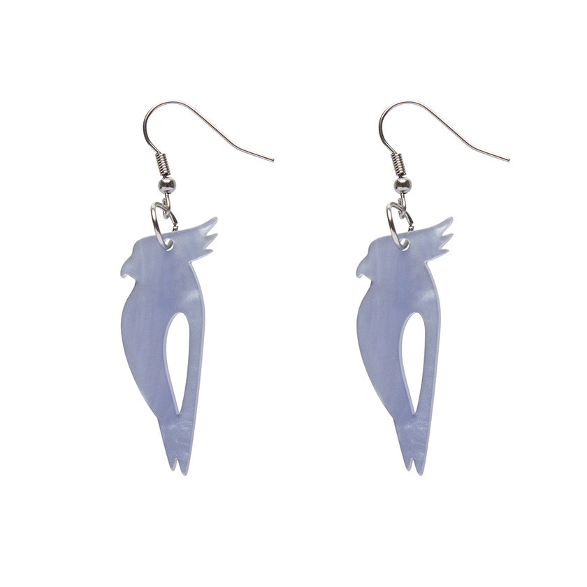 Essentials Kookaburra Ripple Resin Drop Earrings by Erstwilder