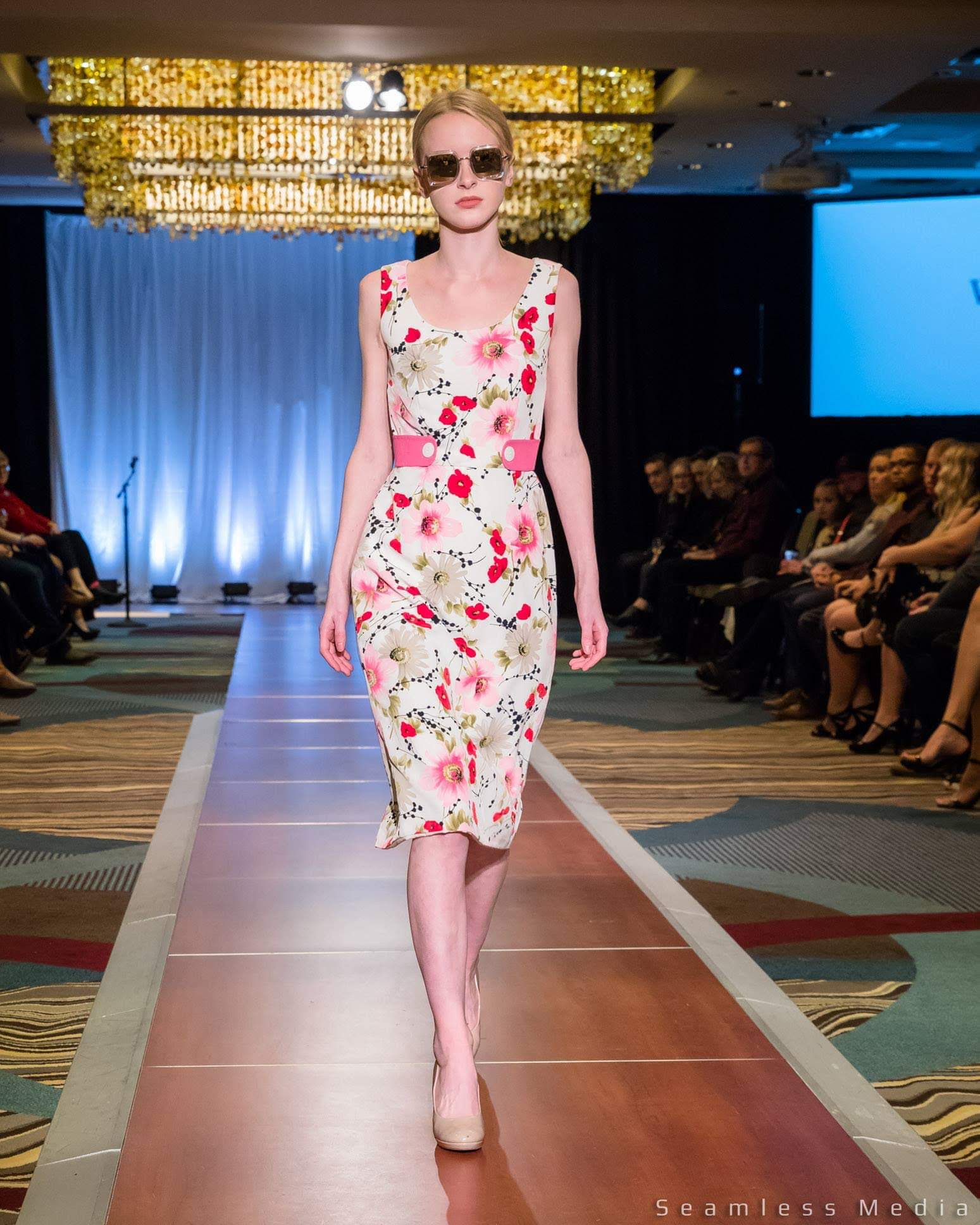 Pink Floral Wiggle Dress by Hollyville – Hollyville Boutique