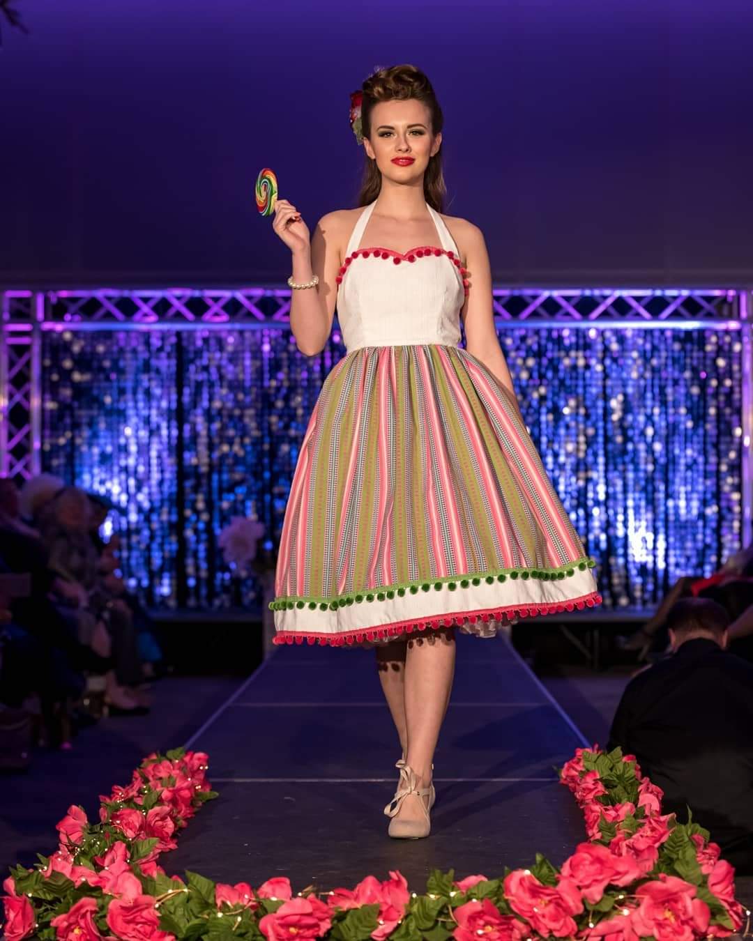 Candyland Candy Cane Lane Dress