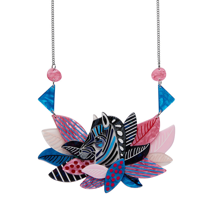 The Zealous Zebra Necklace by Erstwilder