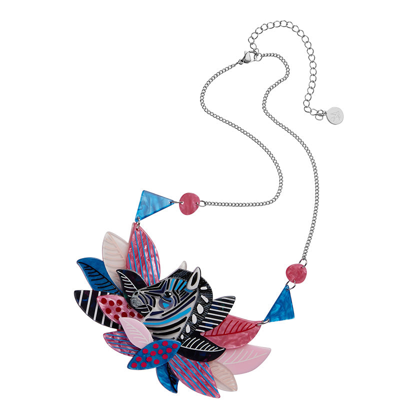 The Zealous Zebra Necklace by Erstwilder