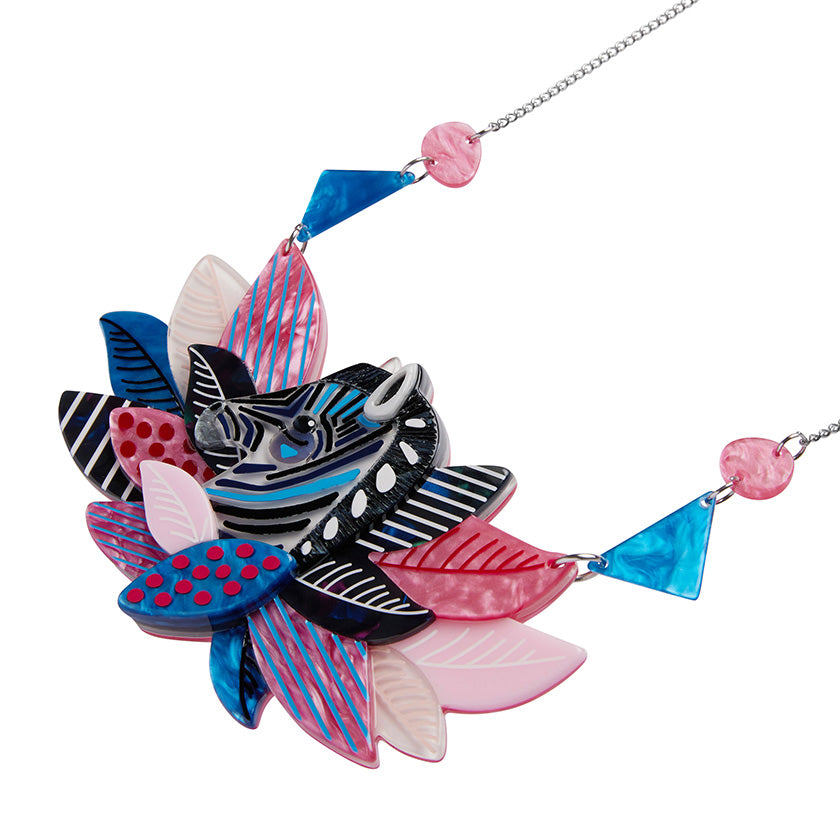 The Zealous Zebra Necklace by Erstwilder
