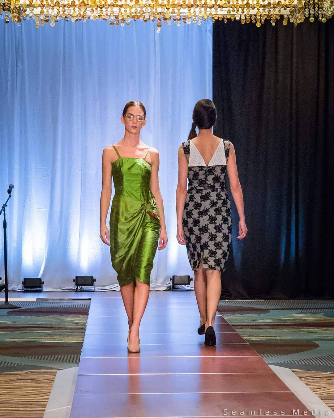Chartreuse Silk Dress by Hollyville