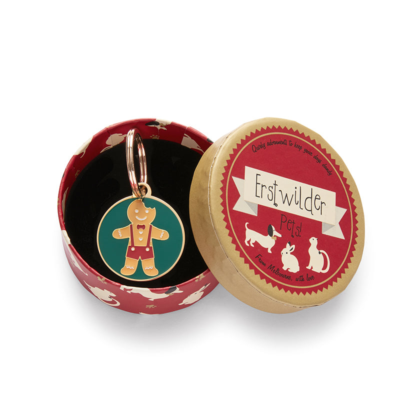 The Bite Before Christmas Enamel Pet Charm by Erstwilder