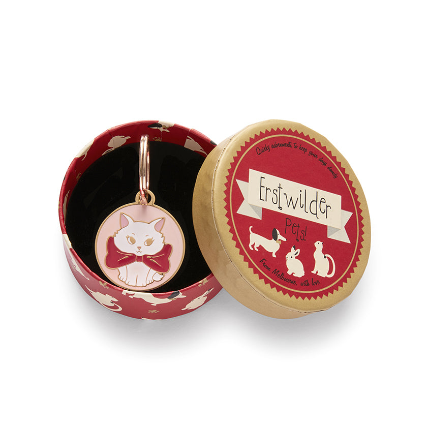 Wrapped Up In Love Enamel Pet Charm by Erstwilder