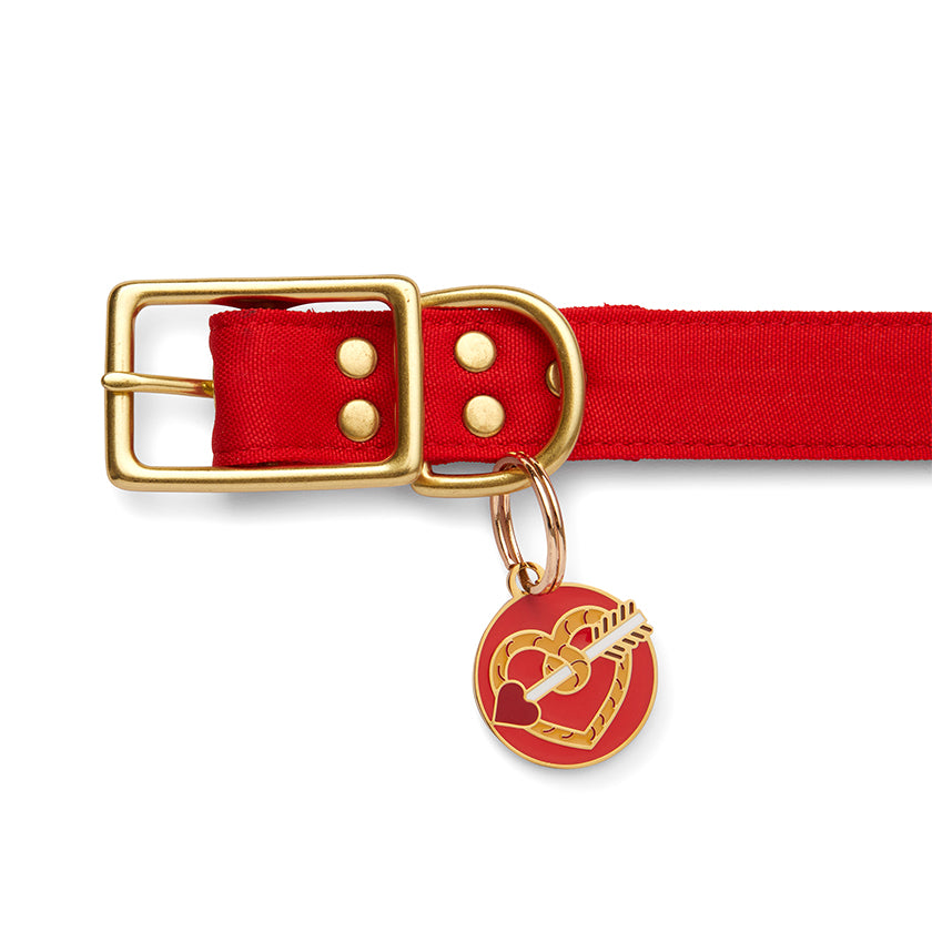 Shot Through the Heart Enamel Pet Charm by Erstwilder