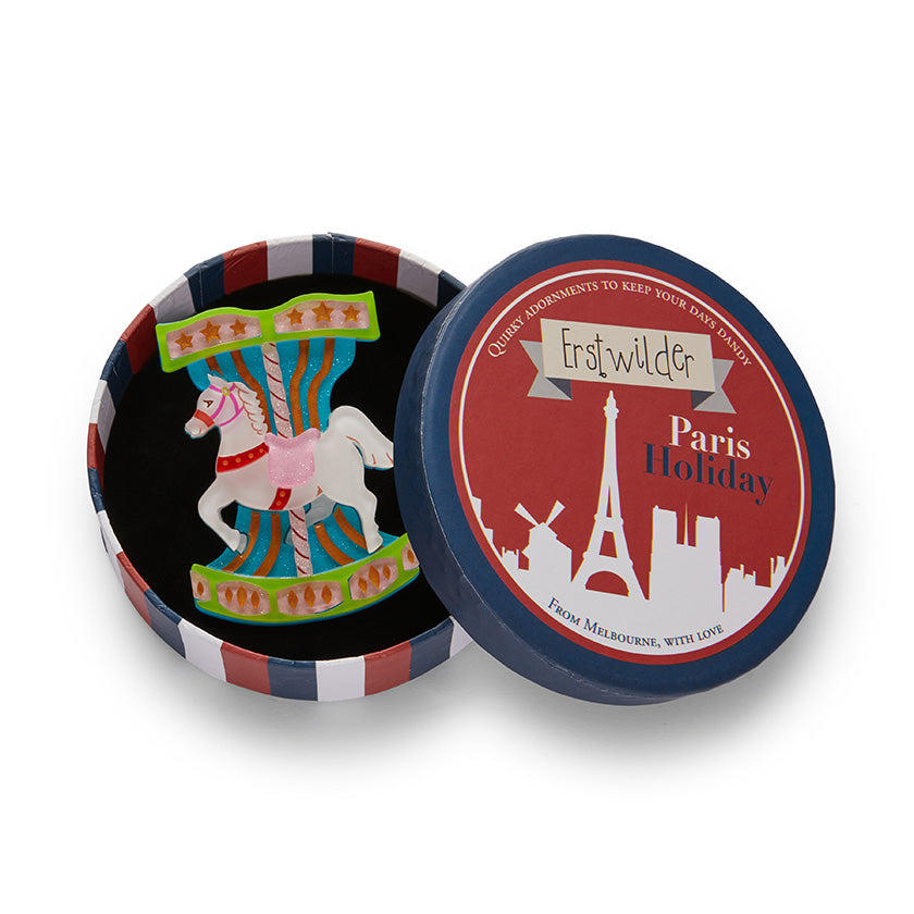 Trocadéro Carousel Brooch by Erstwilder