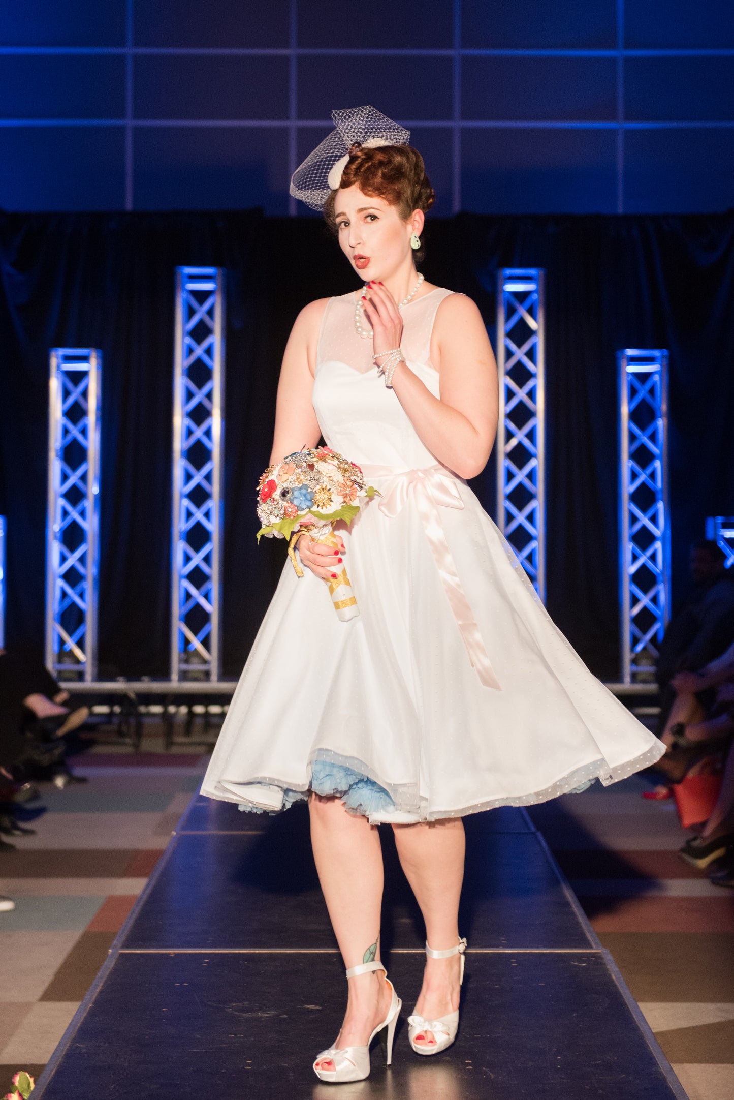 Retro Pinup Wedding Dress by Hollyville