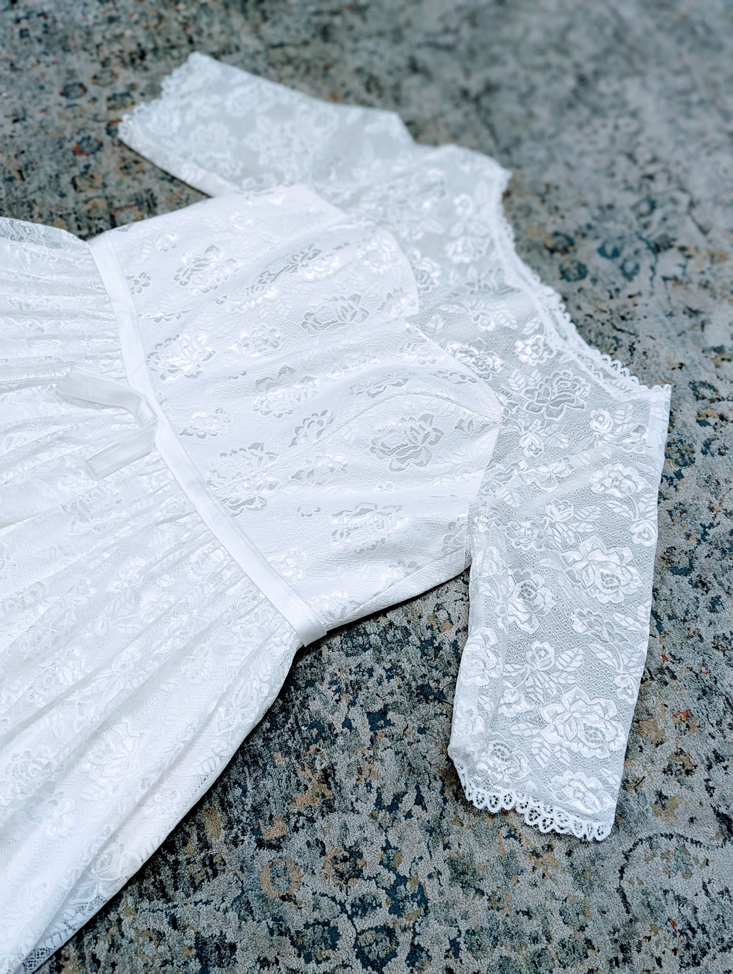 White A-Line Lace Wedding Dress XXL
