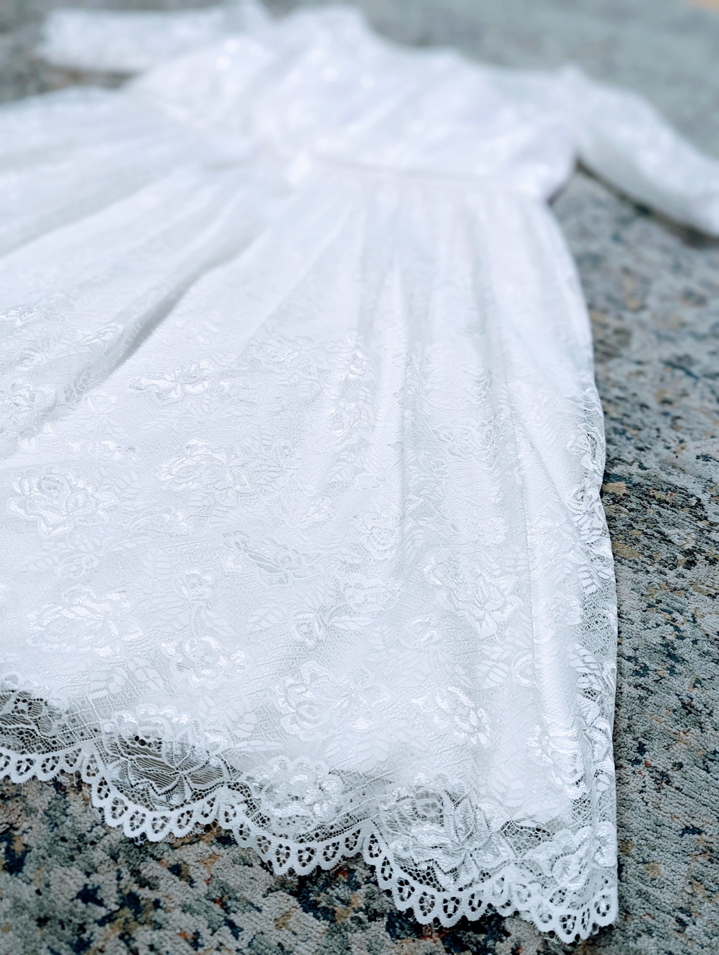 White A-Line Lace Wedding Dress XXL