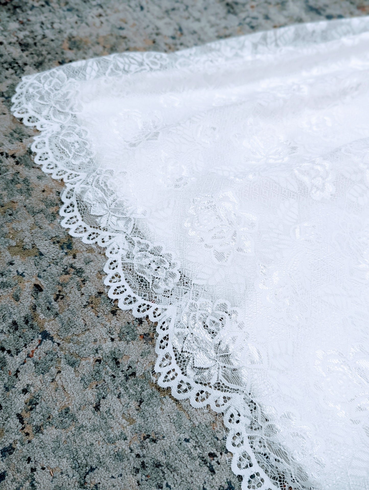 White A-Line Lace Wedding Dress XXL