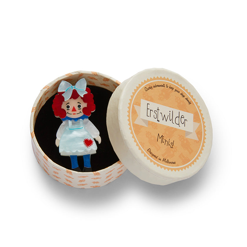 Raggedy Annie Mini Brooch by Erstwilder