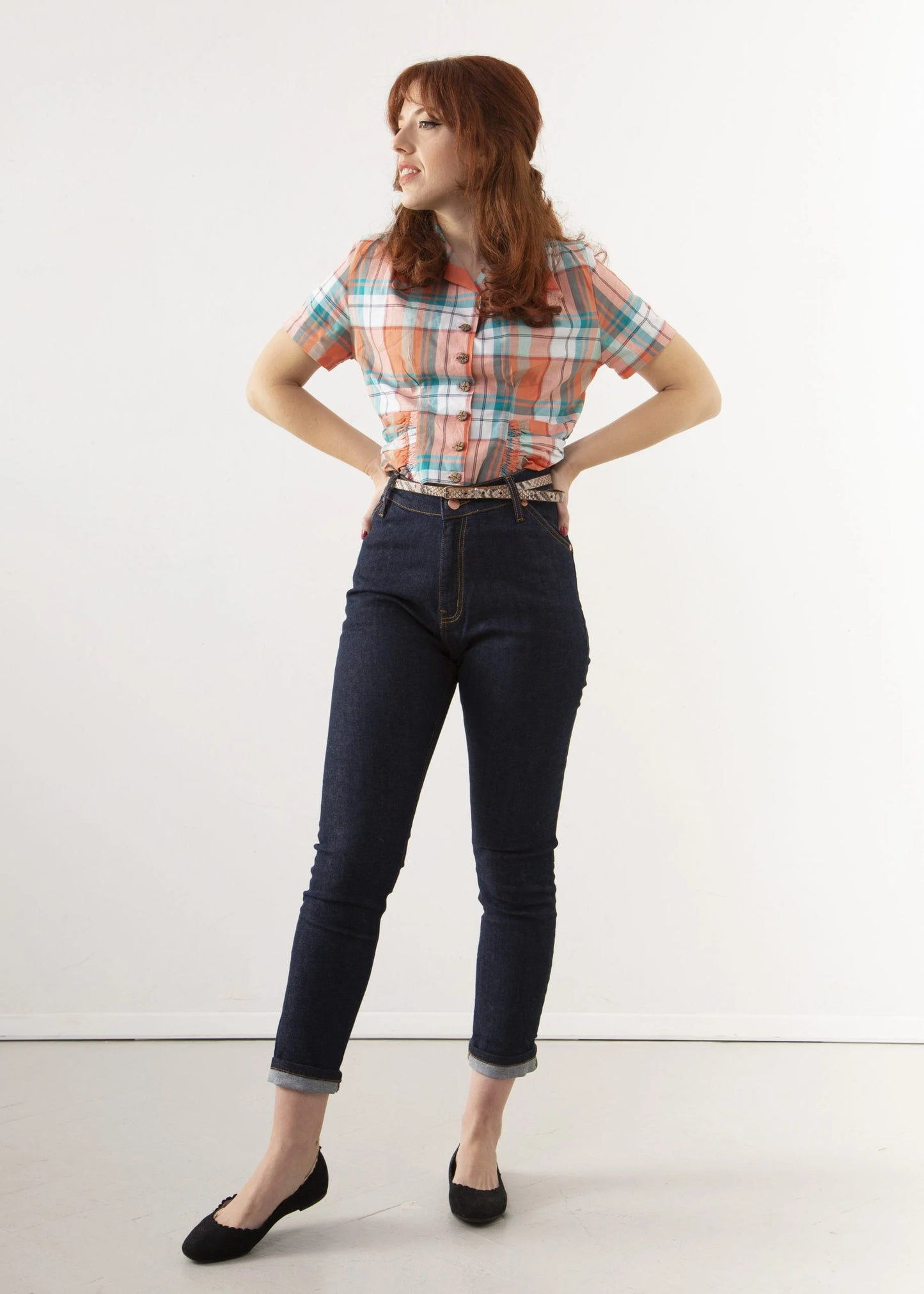 Polly Petite Jeans in Black by Lady K Loves