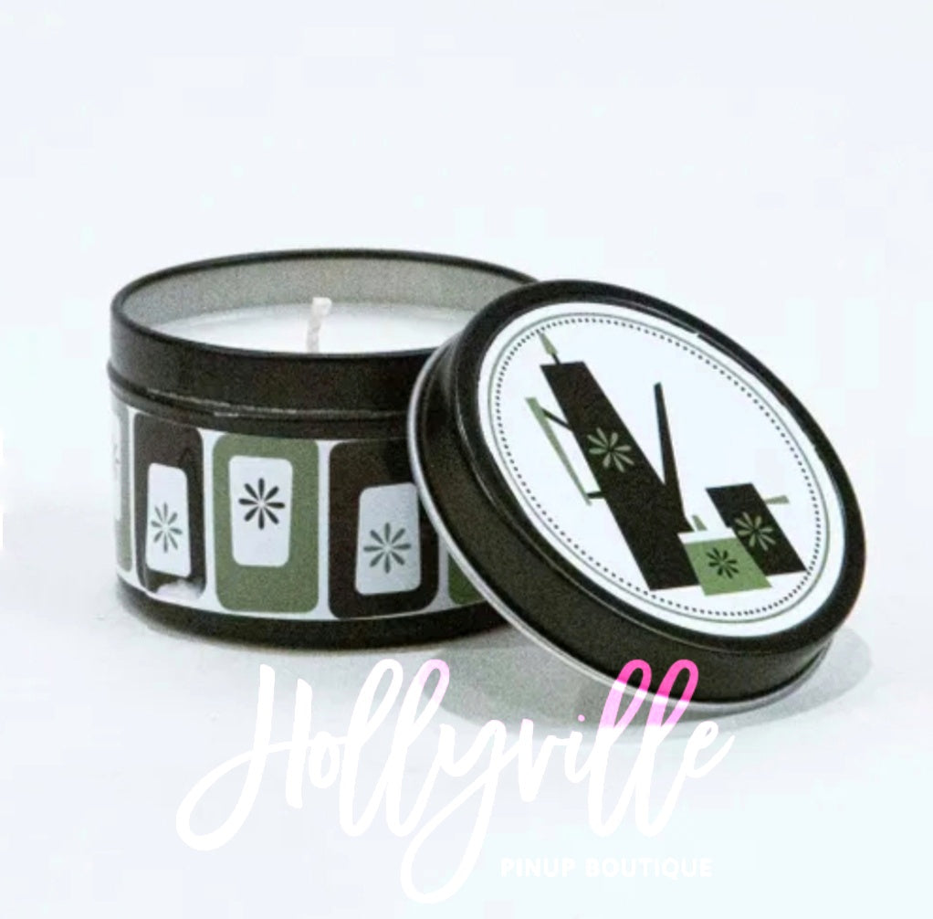 Hazelnut Coffee Midcentury Modern Travel Candle