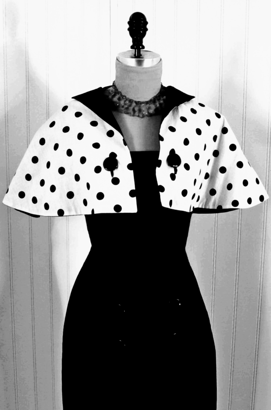 Snow Leopard Print Capelet by Hollyville