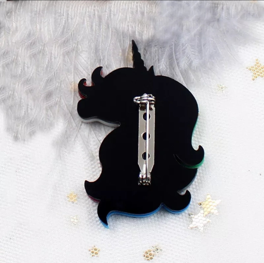 Unicorn Brooch