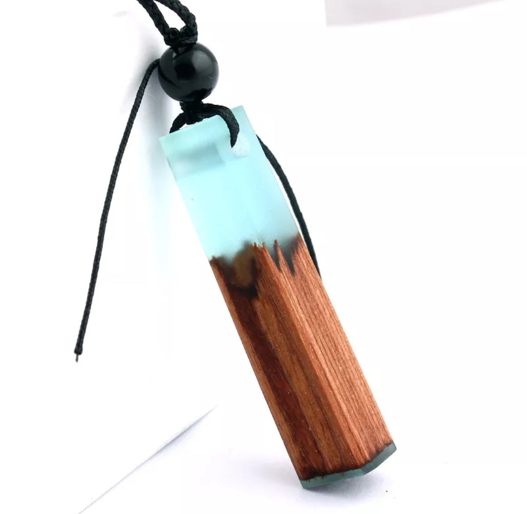 Wood Pendant Necklace