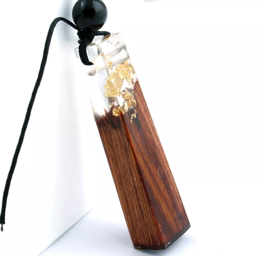 Wood Pendant Necklace