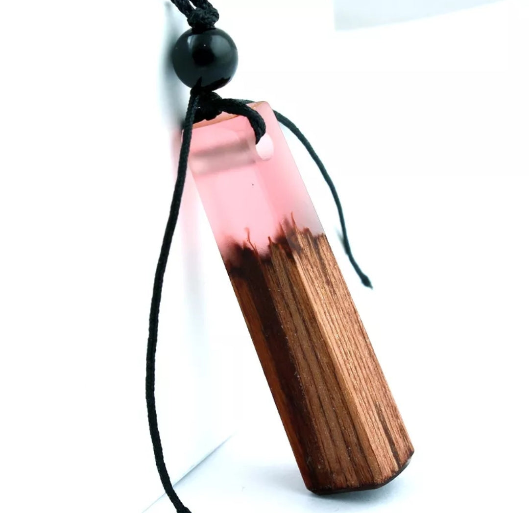 Wood Pendant Necklace