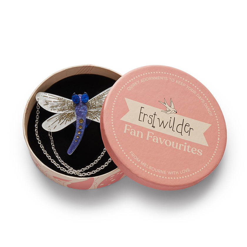 As the Dragon Flies Brooch by Erstwilder