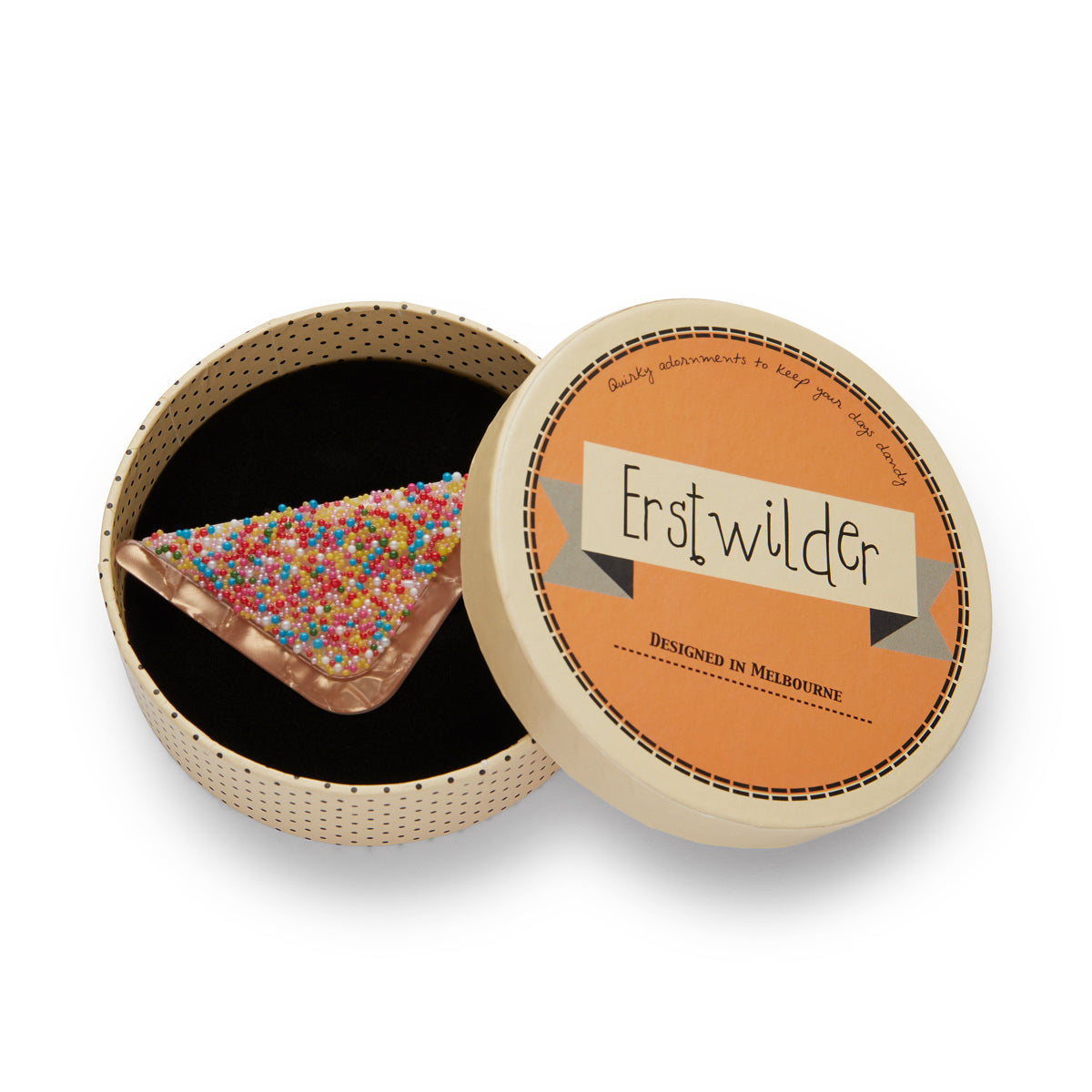 Fairy Bread Brooch by Erstwilder