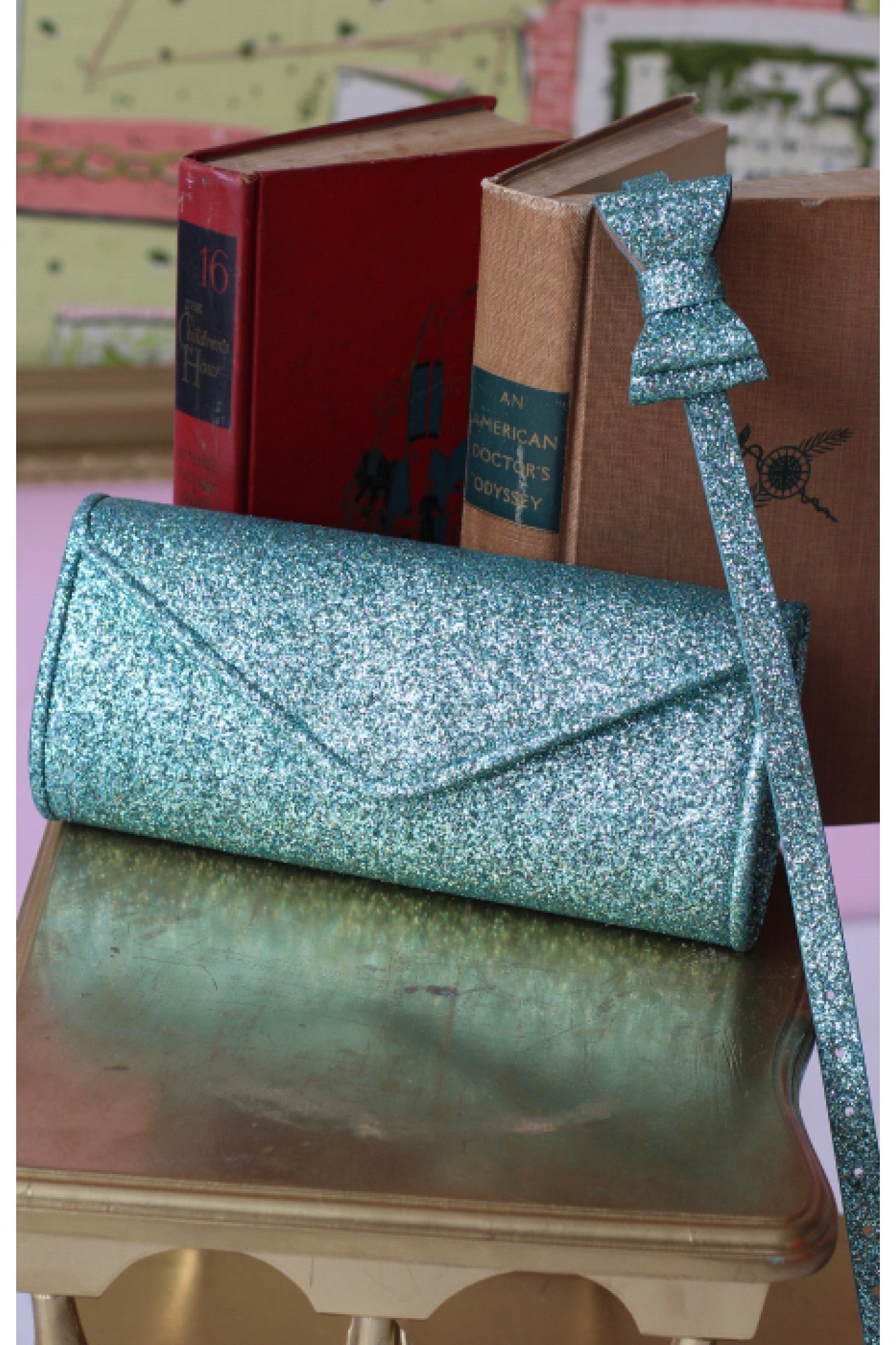 Clutch in Glitter by Tatyana