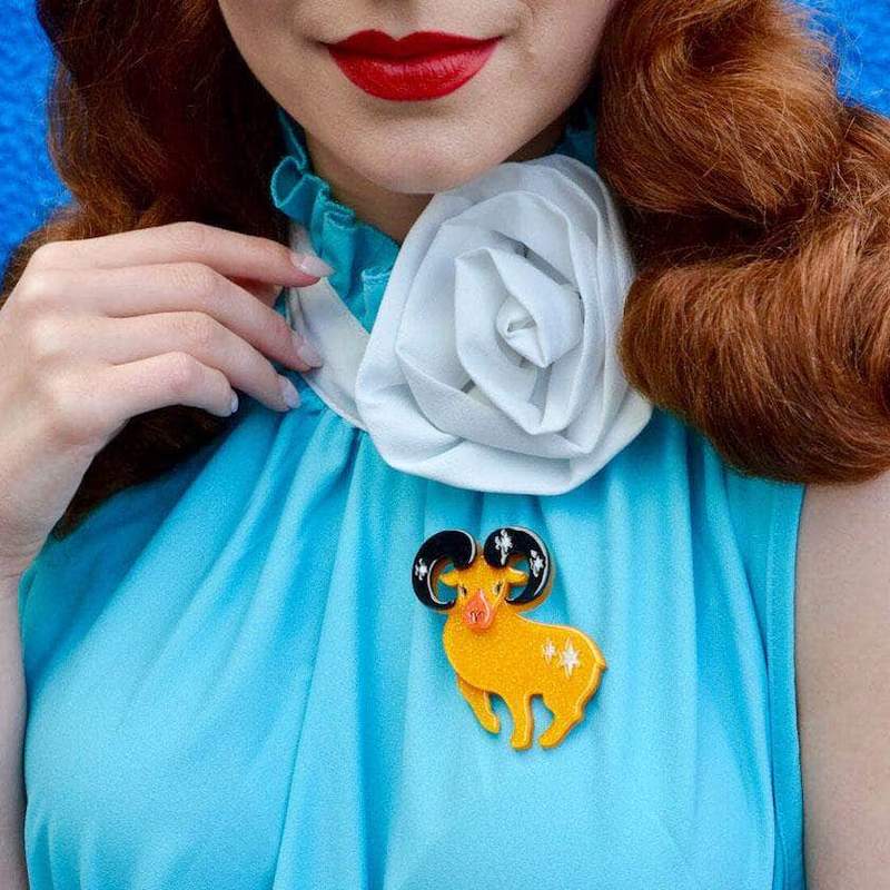 Aries the Acheiver Brooch by Erstwilder