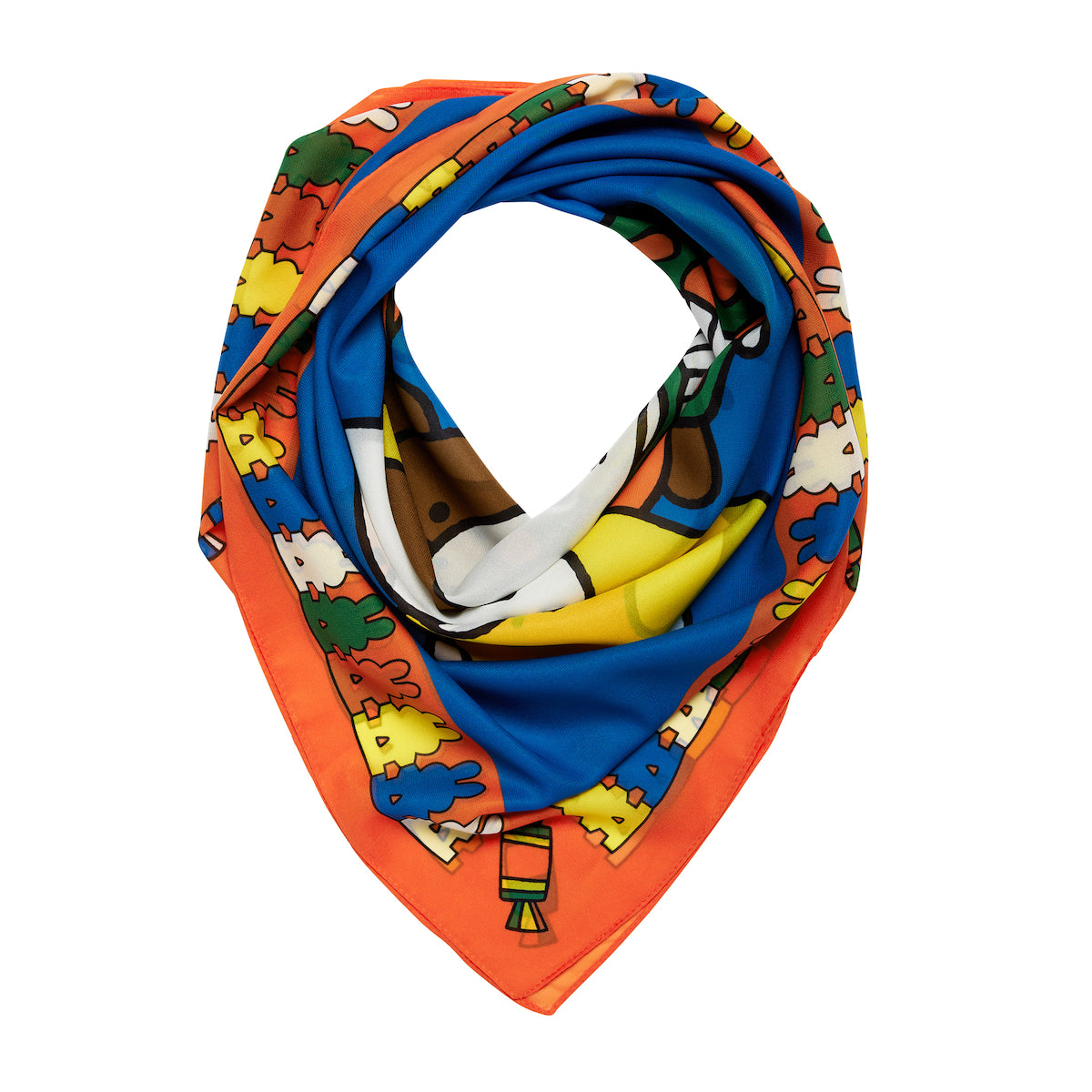 Aunt Alice's Party Square Scarf by Erstwilder and Miffy
