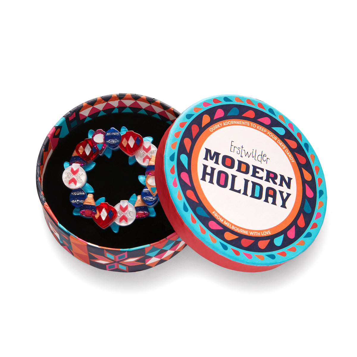 A Jolly Christmas Brooch by Erstwilder