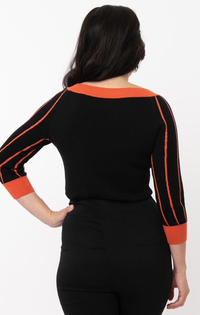 Annaleigh Sweater Jack-O-Lantern by Unique Vintage