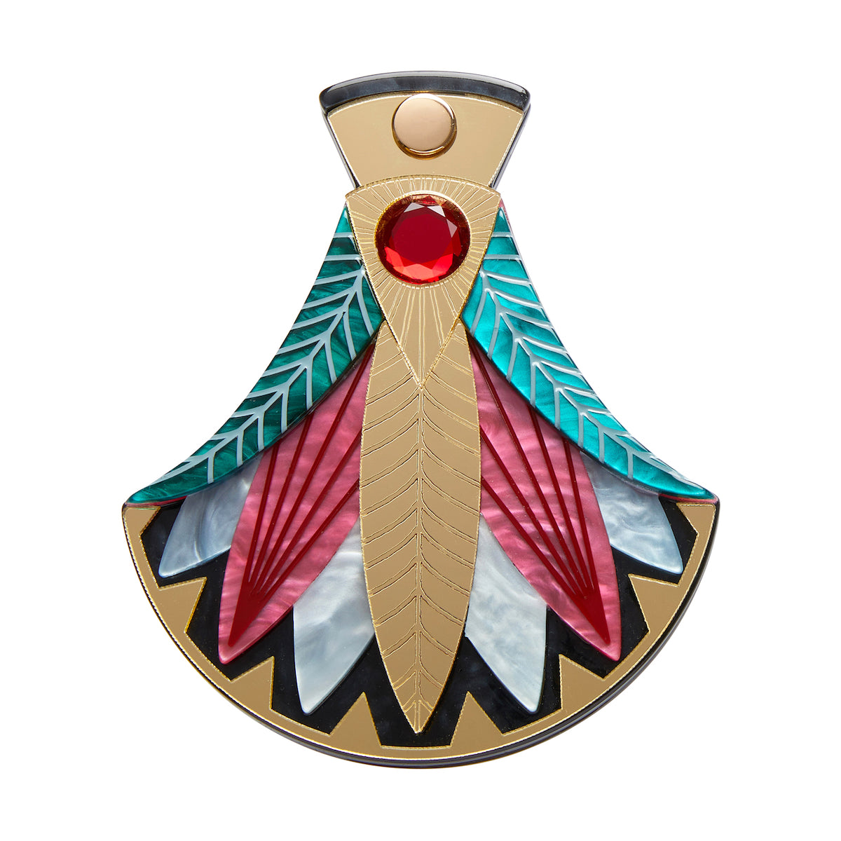 Gift of the Nile Papyrus Mirror Compact by Erstwilder