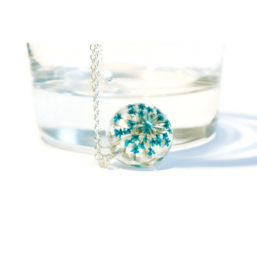 Blue and White Queen Anne's Necklace