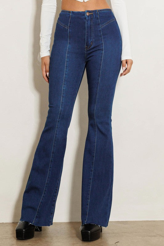 High Waisted Flare Jeans