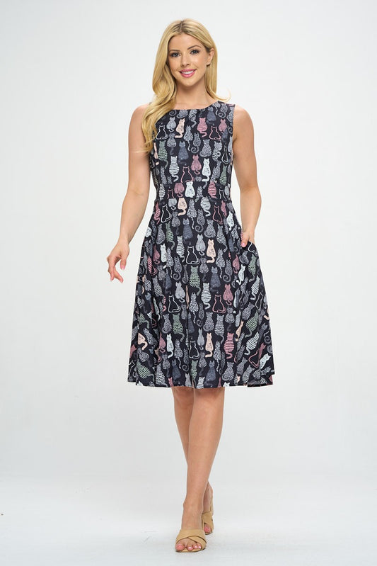 Prana Bluebell Charmer Holly Cutout A-Line Dress - Size Large