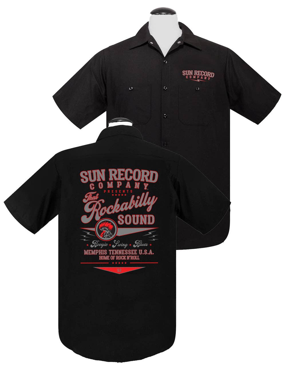 Steady Clothing - Sun Records That Rockabilly Sound Workshirt: 4X
