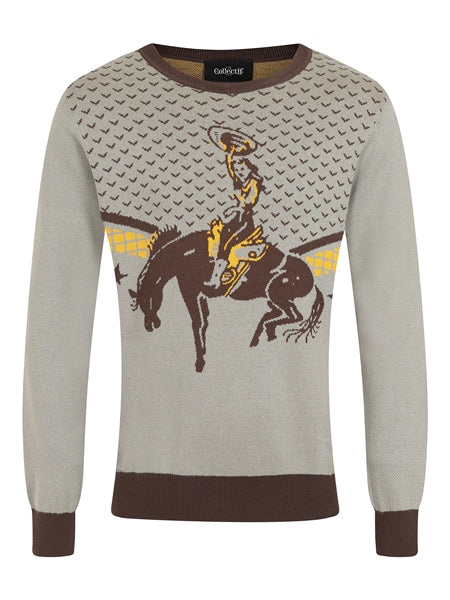 James Wild West Knitted Top by Collectif Menswear