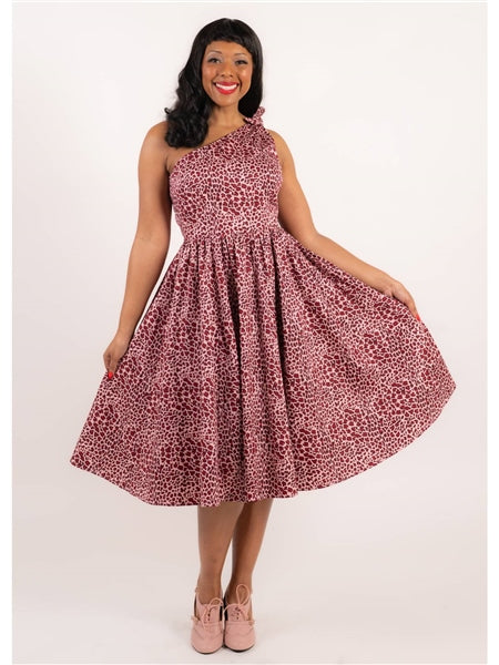 Theo Pink Roar Dress by Collectif